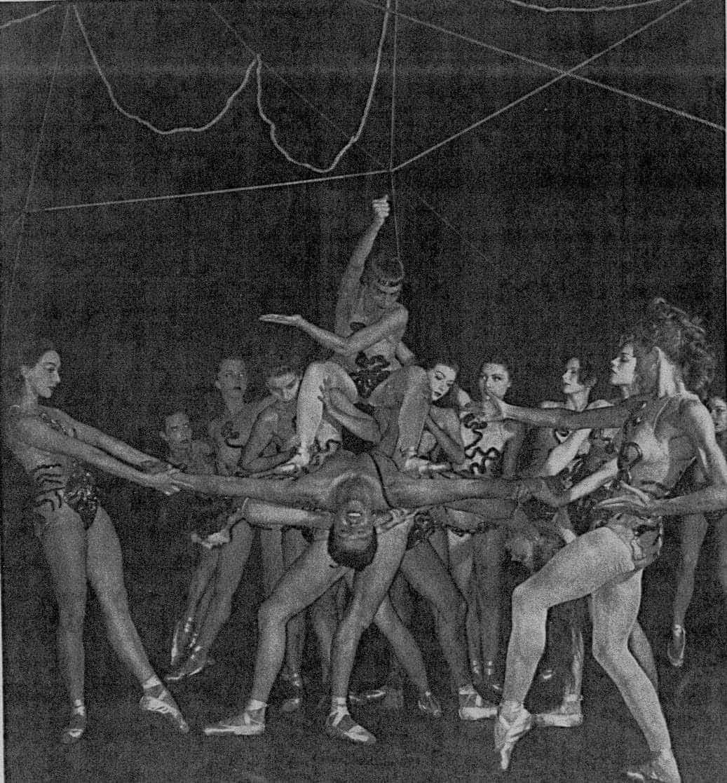 The Cage: Yvonne Mounsey, Michael Maule, 1951. (Melton-Pippin)